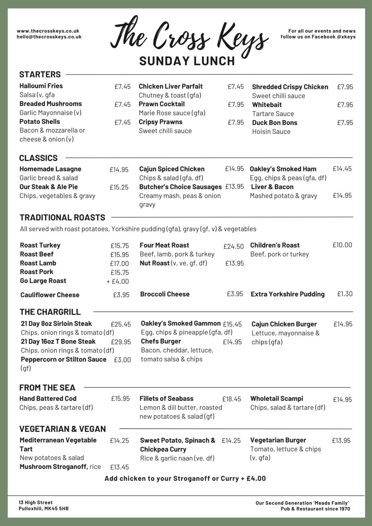 The Cross Keys Pulloxhill - Award Winning Pub and Restaurant